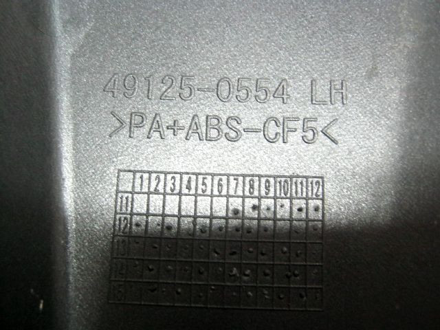 Ecope radiateur gauche KAWASAKI 650 ER6N an 2016 réf 49125-0554