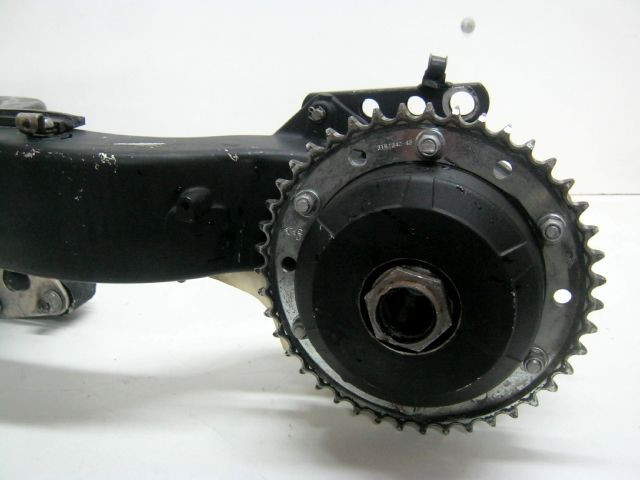 Bras oscillant, mono bras, moyeu de roue HONDA 750 VFR an 1995 type RC36 réf 52200-MZ7-305, 42500-MN8-000, 42630-MT4-000