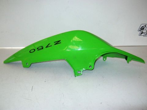 Carter latéral, flan de selle gauche vert KAWASAKI Z 750 an 2011 type ZR750LL1A réf 36040-0071