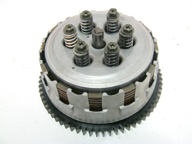 Cloche, noix, plateau de pression disque lisse garni d'embrayage YAMAHA 850 TDM an 1999 type 4TX réf 4TX-16150-01, 4TX1615001, 4TX-16371-00, 4TX1637100, 3LD-16351-00, 3LD1635100
