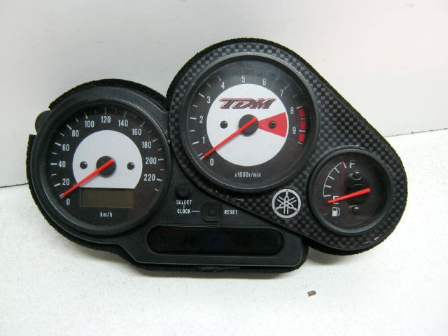 Compteur jauge essence, compte tour, tableau de bord YAMAHA 850 TDM an 1999 type 4TX réf 5DM-83570-20, 5DM-8353E-20, 4YR-83512-00, 4YR-85750-01