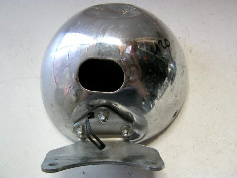 Cuvelage,calotte de phare chromé pour moto