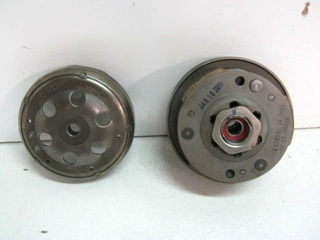 Embrayage complet YAMAHA 50 AEROX 4 T an 2019 réf 5C3E66110000, 5C3E76600000, 5C3E76830000, 5C3E66200000  