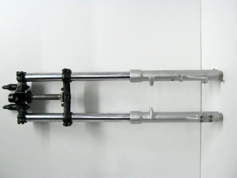 Té supérieur,inférieur,tube,fourreau de fourche YAMAHA 660 XTZ type:3YF année:1991