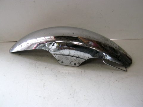 Garde boue avant moto chromé 