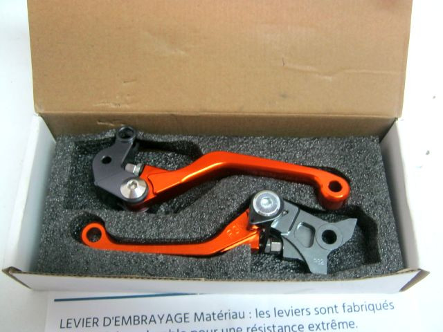 Levier frein embrayage repliable KTM 65, 85 SX an 2004 à 2011 