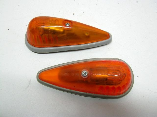 Paire clignotant moto ovale vintage réf MG9168  