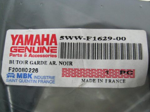Garde boue arrière,passage de roue MBK,YAMAHA 50 BOOSTER,BW'S SPIRIT réf:5WW-F1629-00