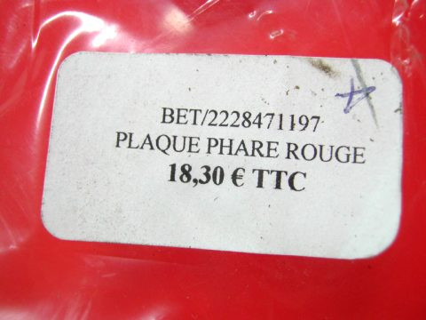 Plaque phare , tête de fourche BETA 50 R réf 2228471197 
