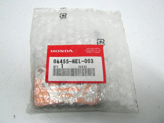 Plaquette de frein HONDA ref 06455-MEL-003 