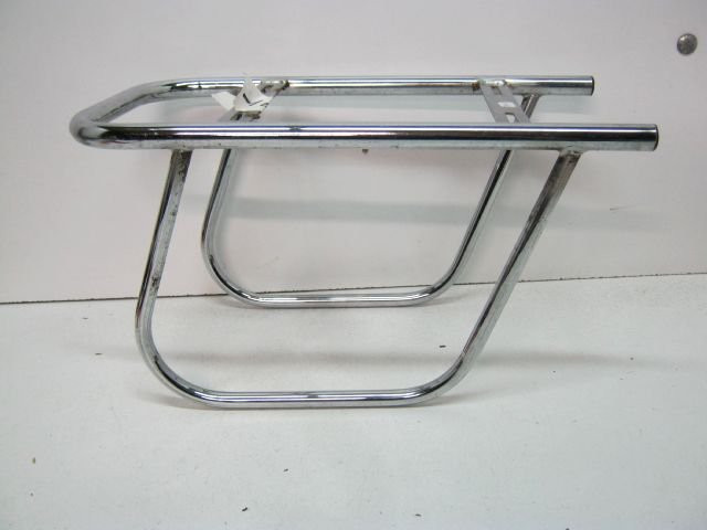 Porte bagage chromé cyclomoteur 