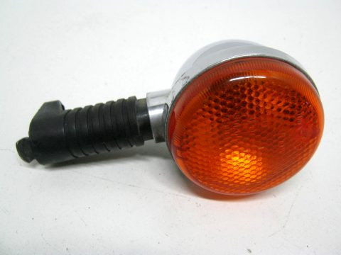 Clignotant avant gauche chromé moto
