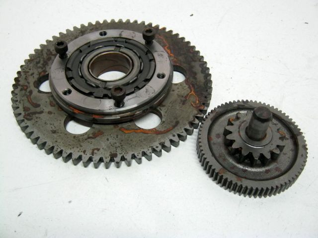 Roue libre démarreur, Pignon intermédiaire YAMAHA 850 TDM an 1999 type 4TX réf 4NX-15515-00, 4NX1551500, 3LD-15512-00, 3LD1551200, 3LD-15590-02, 3LD1559002 