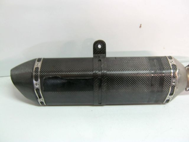 Silencieux échappement AKRAPOVIC KAWASAKI Z750 an 2010 réf M-HZ02802 