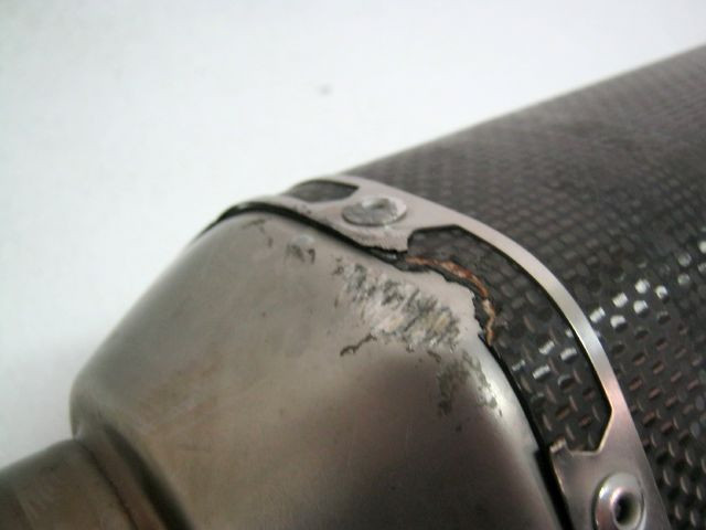Silencieux échappement AKRAPOVIC KAWASAKI Z750 an 2010 réf M-HZ02802 