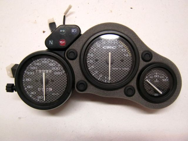 Tableau de bord, compteur, compte tours CAGIVA 125 SUPERCITY an 1999 type N2 réf 800077953, 800077934, 800077935