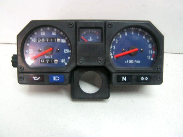 Tableau de bord compteur compte tours KAWASAKI 125 KMX année 1998 type MX125B réf 25005-1327 , 25015-1257