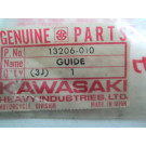 Guide, butée de kick KAWASAKI 125 KE an 1982 réf 13206-010