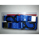 Sangles moto à crochets bleu référence:890461