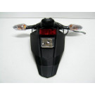 Bavette support de plaque , clignotant arrière KAWASAKI Z 800 , Z 800 E an 2015 réf 35019-0556 , 35034-0580  