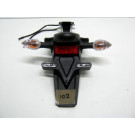 Bavette , support de plaque Clignotant arrière YAMAHA 700 MT07  an 2015 type 1WS réf 1WS-21629-00 , 1WS-2164F-00 , 2164G