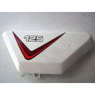 Carter latéral,flan de selle gauche YAMAHA 125 RDX année:1980