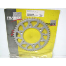 Couronne alu FRANCE EQUIPEMENT 50 dents KTM 125 MX , GS an 1991 à 2004 réf 4915.2068.501