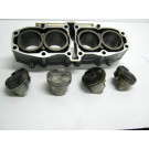 Cylindre , pistons ,segments KAWASAKI 600 ZZR type :ZX600E année :1994