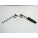 Demi guidon droit et gauche YAMAHA 50 TZR an 2005 type 5WX réf 5WXF61210000, 5WXF61220000  