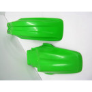 Garde boue avant,arrière KAWASAKI 85,100 KX année:2001 à 2013 réf:35004-0028,35022-1353