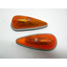 Paire clignotant moto ovale vintage réf MG9168  