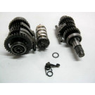 Pignon arbre primaire secondaire barillet sélection fourchette de boite à vitesses  BMW F 800 ST, F800ST an 2007 réf 23008537770, 23008537630 