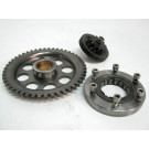 Roue libre démarreur, pignon intermédiaire DERBI 125 TERRA an 2007 réf 871369, 871521, 871486, 8714915