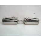 Silencieux échappement gauche et droit  TRIUMPH 1050 SPEED TRIPLE an 2008 2010 réf 2200561, 2200562 