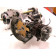 Carter moteur, cylindre, vilebrequin, moteur MINARELLI vertical, carter de kick APRILIA 50 SR RALLYE 