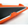 Carter latéral gauche GILERA 50 RCR orange réf 00H00506081
