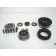 Cloche, noix, plateau de pression disque lisse garni d'embrayage YAMAHA 850 TDM an 1999 type 4TX réf 4TX-16150-01, 4TX1615001, 4TX-16371-00, 4TX1637100, 3LD-16351-00, 3LD1635100