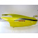 Coque arrière scooter APRILIA 50 SR jaune an:2001 réf:10131