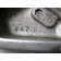 Platine renfort de cadre support de repose pied HONDA 400 CMT année:1980 type:NC01